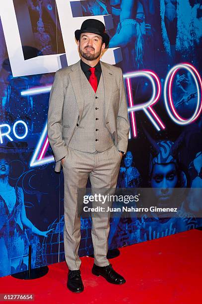 Alex O'Dogherty attends 'The Hole Zero' premiere at Calderon Theater on October 4, 2016 in Madrid, Spain.