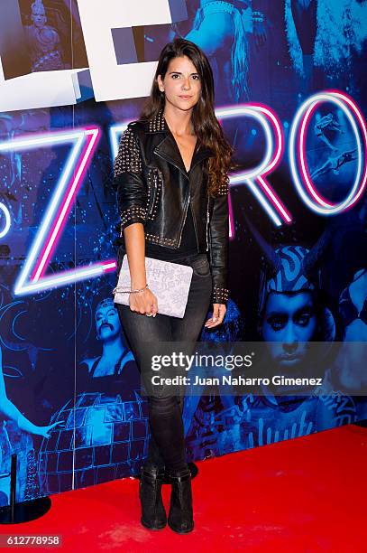 Ana Caldas attends 'The Hole Zero' premiere at Calderon Theater on October 4, 2016 in Madrid, Spain.