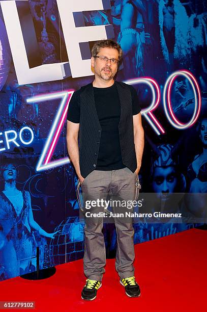 Juanma Bajo Ulloa attends 'The Hole Zero' premiere at Calderon Theater on October 4, 2016 in Madrid, Spain.