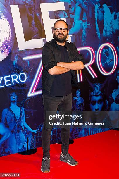 Fernando Gonzalez Molina attends 'The Hole Zero' premiere at Calderon Theater on October 4, 2016 in Madrid, Spain.