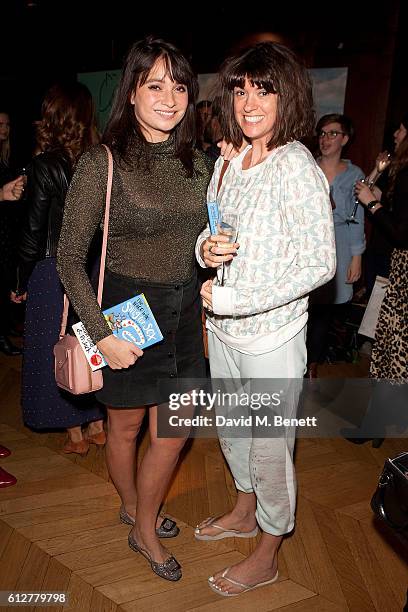 Gizzi Erskine and Dawn O'Porter attend the launch of new book "The Mice Who Sing For Sex And Other Weird Tales From The World Of Science" by Lliana...