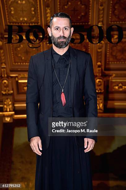 Marcelo Burlon attends the #BoF500 Cocktail Event as part of the Paris Fashion Week Womenswear Spring/Summer 2017 at Hotel de Ville on October 4,...
