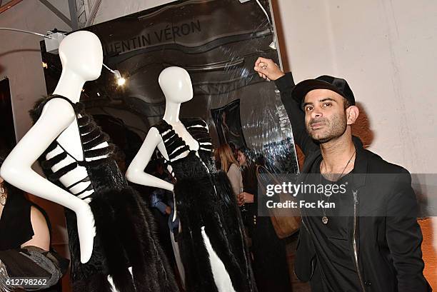 Andre S Delavie attends the Les Etoiles Mercedes-Benz : Cocktail - Paris Fashion Week Womenswear Spring/Summer 2017 at garage Lubeck on October 4,...