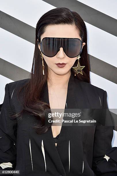 Fan Bingbing attends the Louis Vuitton show as part of the Paris Fashion Week Womenswear Spring/Summer 2017 on October 5, 2016 in Paris, France.