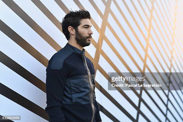 Tahar Rahim attends the Louis Vuitton show as part of the Paris Fashion Week Womenswear Spring/Summer 2017 on October 5, 2016 in Paris, France.