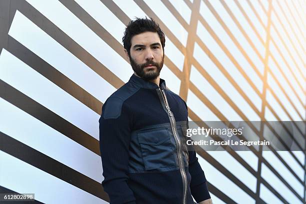 Tahar Rahim attends the Louis Vuitton show as part of the Paris Fashion Week Womenswear Spring/Summer 2017 on October 5, 2016 in Paris, France.