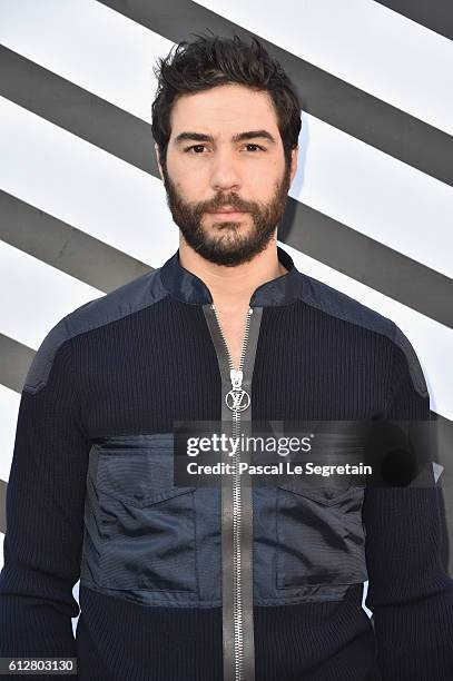 Tahar Rahim attends the Louis Vuitton show as part of the Paris Fashion Week Womenswear Spring/Summer 2017 on October 5, 2016 in Paris, France.