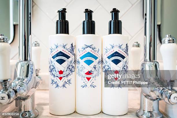 Parisian atypical hotels, the Hotel Panache 1 rue Geoffroy-Marie 9e, care products Bonne Nouvelle created for the Hotel in Paris on September 19,...