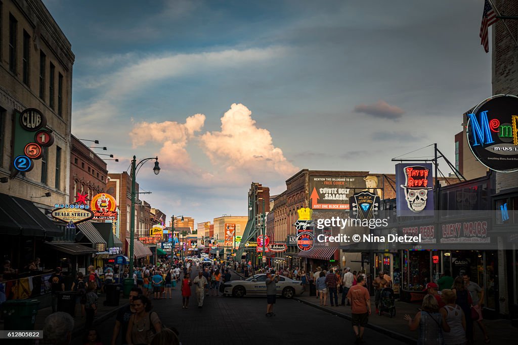 Neon Signs on Beale Street (Memphis)