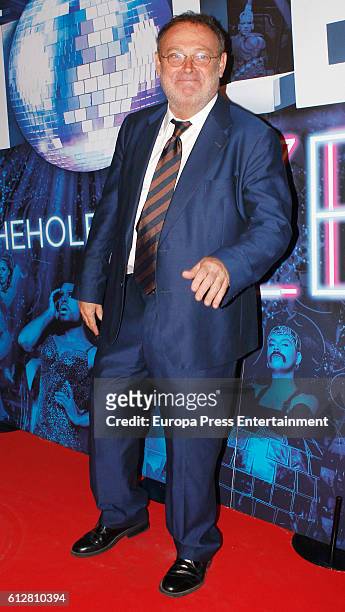 Pablo Carbonell attends 'The Hole Zero' premiere at Calderon Theater on October 4, 2016 in Madrid, Spain.