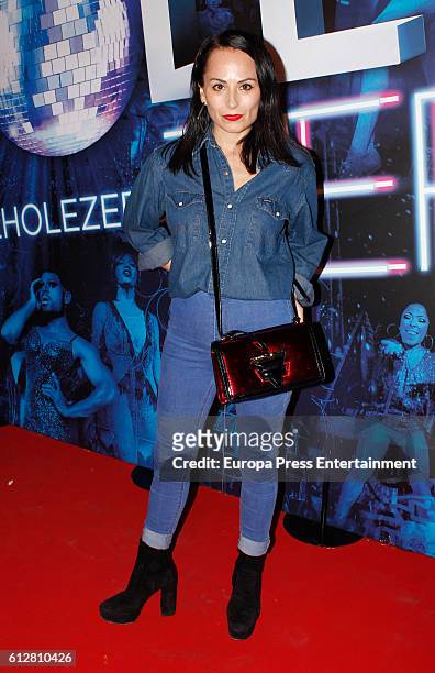 Maria Escote attends 'The Hole Zero' premiere at Calderon Theater on October 4, 2016 in Madrid, Spain.