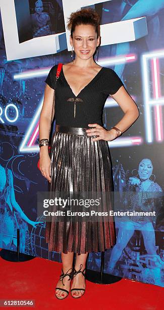 Eva Almaya attends 'The Hole Zero' premiere at Calderon Theater on October 4, 2016 in Madrid, Spain.