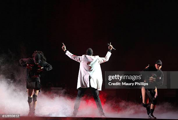 Sean "Diddy" Combs performs during the Bad Boy Family Reunion Tour at The Forum on October 4, 2016 in Inglewood, California.