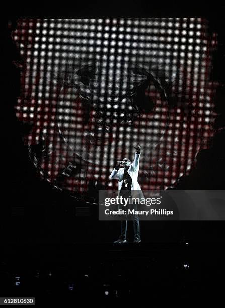 Sean "Diddy" Combs performs during the Bad Boy Family Reunion Tour at The Forum on October 4, 2016 in Inglewood, California.