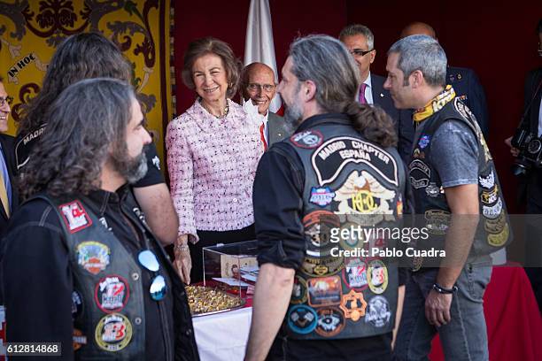Queen Sofia attends the Red Cross Fundraising day event on October 5, 2016 in Madrid, Spain.