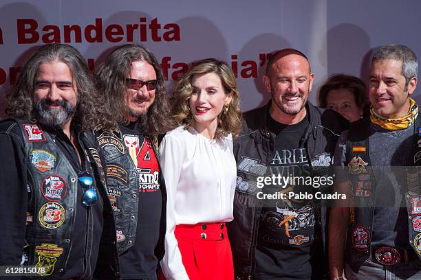 Queen Letizia of Spain attends the Red Cross Fundraising day event on October 5, 2016 in Madrid, Spain.