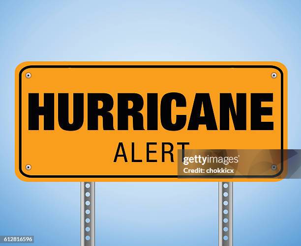 hurricane - weather alert stock illustrations