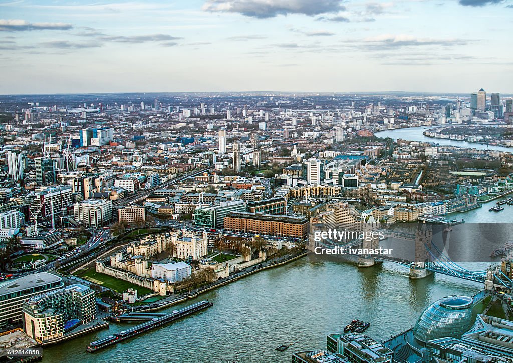 Aerial View of London