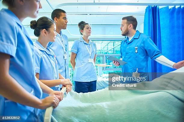 training nurses - health education stock pictures, royalty-free photos & images