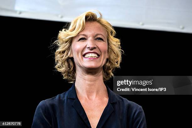 French actress Alexandra Lamy, as the Godmother, attends the launch of 'Pasteurdon', the annual operation call for donations from the Pasteur...