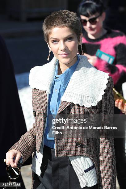 Ellen von Unwerth attends the Miu Miu show as part of the Paris Fashion Week Womenswear Spring/Summer 2017 on October 5, 2016 in Paris, France.