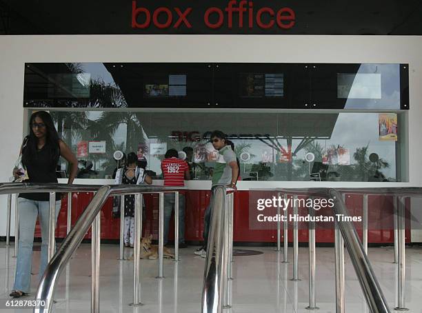 Theatres and Cinema Hall - Box Office - Multiplexes was open today in mumbai after shut for three days because of swine flu at Big Cinema at Wadala.