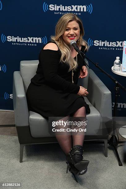 Kelly Clarkson is the first guest on Jenny McCarthy's new series, "Inner Circle," on her SiriusXM show "The Jenny McCarthy Show" on October 5, 2016...