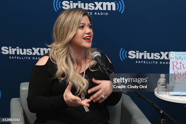 Kelly Clarkson is the first guest on Jenny McCarthy's new series, "Inner Circle," on her SiriusXM show "The Jenny McCarthy Show" on October 5, 2016...