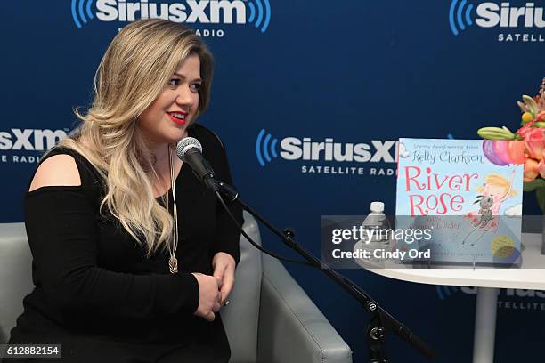 Kelly Clarkson is the first guest on Jenny McCarthy's new series, "Inner Circle," on her SiriusXM show "The Jenny McCarthy Show" on October 5, 2016...