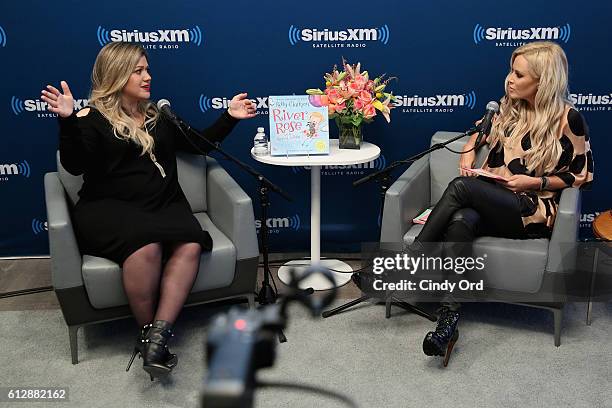 Kelly Clarkson is the first guest on Jenny McCarthy's new series, "Inner Circle," on her SiriusXM show "The Jenny McCarthy Show" on October 5, 2016...