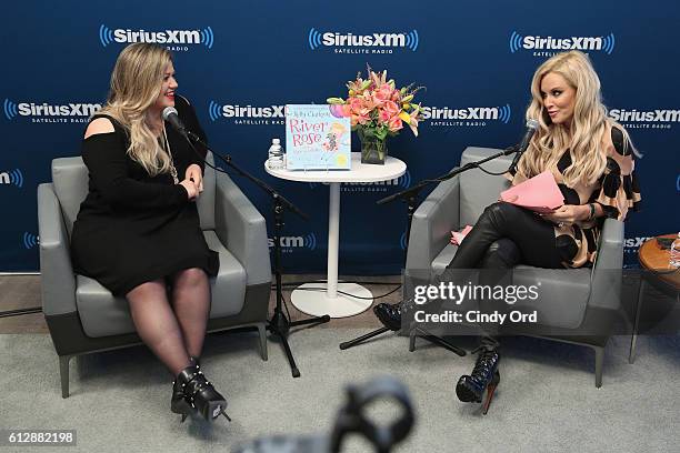 Kelly Clarkson is the first guest on Jenny McCarthy's new series, "Inner Circle," on her SiriusXM show "The Jenny McCarthy Show" on October 5, 2016...