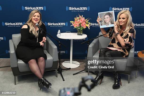 Kelly Clarkson is the first guest on Jenny McCarthy's new series, "Inner Circle," on her SiriusXM show "The Jenny McCarthy Show" on October 5, 2016...