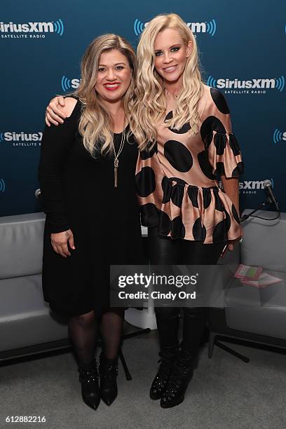 Kelly Clarkson is the first guest on Jenny McCarthy's new series, "Inner Circle," on her SiriusXM show "The Jenny McCarthy Show" on October 5, 2016...