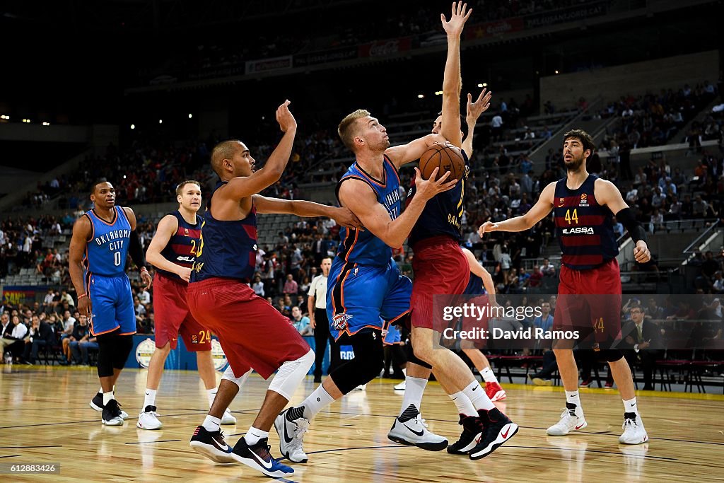 FC Barcelona Lassa v Oklahoma City Thunder - NBA Global Games Spain 2016