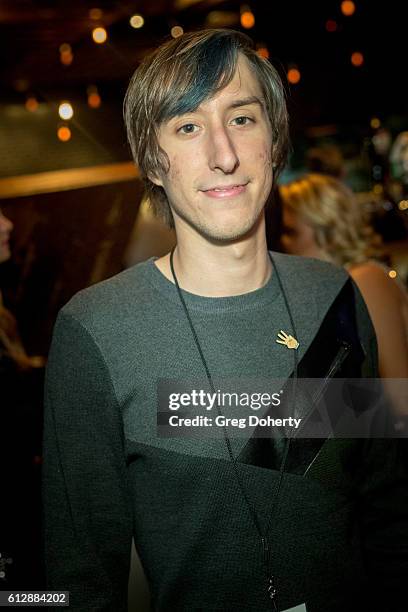 Mark Grimmie attends the Premiere Of Stadium Media's "The Matchbreaker" After Party at Stella Barra Pizzeria on October 4, 2016 in Hollywood,...