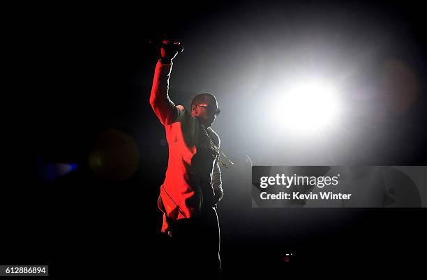 Carl Thomas performs onstage during the Bad Boy Family Reunion Tour at The Forum on October 4, 2016 in Inglewood, California.