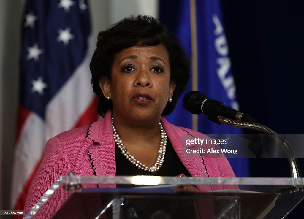 Loretta Lynch Holds Town Hall On Diversity In Law Enforcement