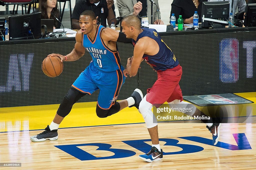 FC Barcelona Lassa v Oklahoma City Thunder - NBA Global Games Spain 2016