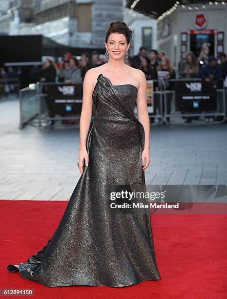 Jessica Oyelowo attends the 'A United Kingdom' Opening Night Gala screening during the 60th BFI London Film Festival at Odeon Leicester Square on...