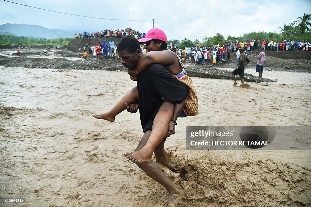 HAITI-WEATHER-HURRICANE MATTHEW