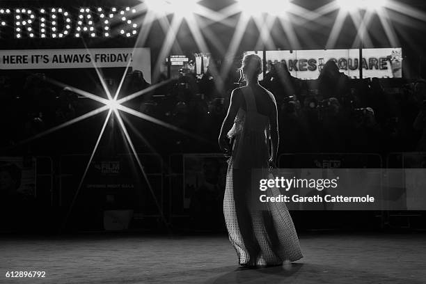 Actress Rosamund Pike attends the 'A United Kingdom' Opening Night Gala screening during the 60th BFI London Film Festival at Odeon Leicester Square...