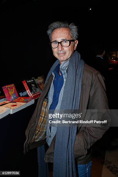 Actor Thierry Lhermitte attends the Coluche Exhibition Opening. This exhibition is organized for the 30 years of the disappearance of Coluche. Held...