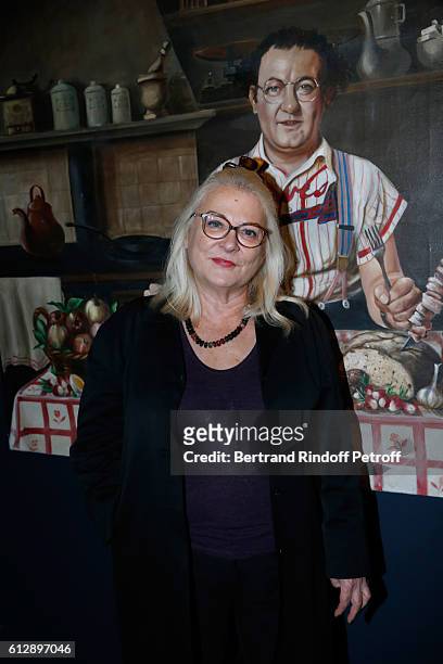 Actress Josiane Balasko attends the Coluche Exhibition Opening. This exhibition is organized for the 30 years of the disappearance of Coluche. Held...