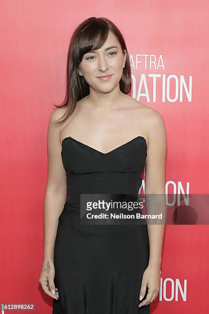 Actress Zelda Williams attends the grand opening Of SAG-AFTRA Foundation's Robin Williams Center on October 5, 2016 in New York City.