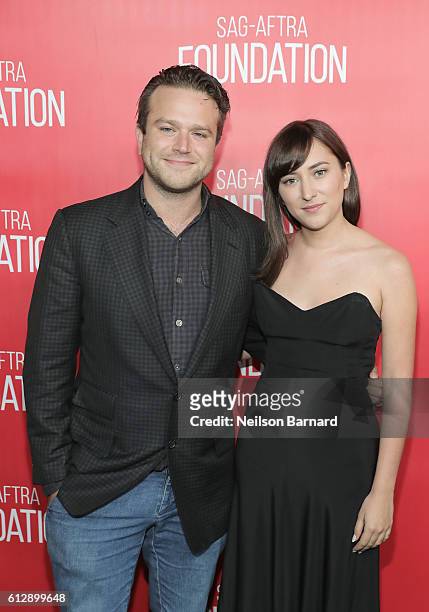 Actors Zachary Pym Williams and Zelda Williams attend the grand opening Of SAG-AFTRA Foundation's Robin Williams Center on October 5, 2016 in New...