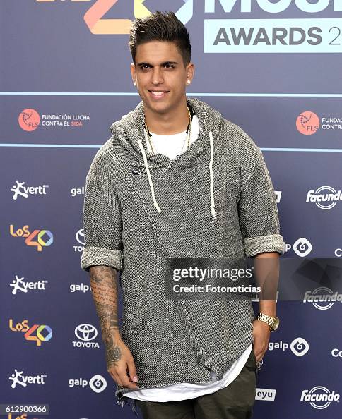 Crix The Rapper Crix attends the 40 Principales Awards nominated dinner at Florida ...