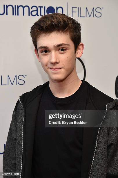 Actor Keidrich Sellati attends the "Shin Godzilla" premiere presented by Funimation Films at AMC Empire 25n2016 New York Comic Con on October 5, 2016...