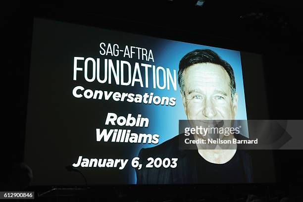 View of the grand opening Of SAG-AFTRA Foundation's Robin Williams Center on October 5, 2016 in New York City.