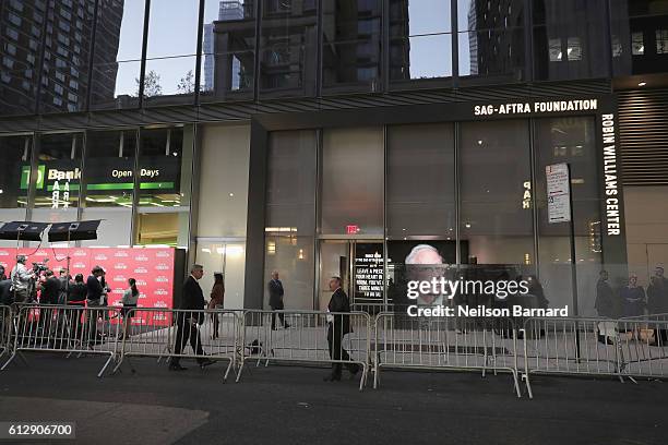 View of the grand opening Of SAG-AFTRA Foundation's Robin Williams Center on October 5, 2016 in New York City.