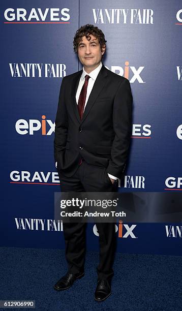 Joshua Michael Stern attends the premiere of EPIX original series "Graves" at the Museum of Modern Art on October 5, 2016 in New York City.